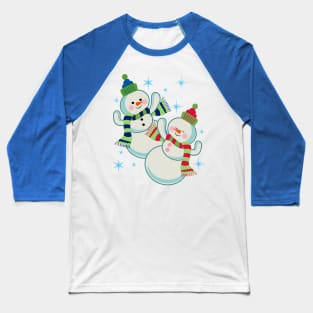 dancing snowman Baseball T-Shirt